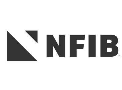 A black and white logo of the nfib.